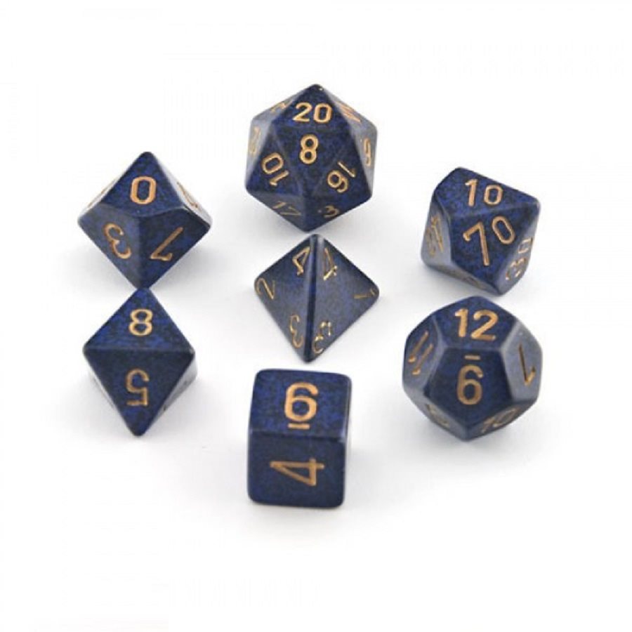 Chessex CHX25308 Dice - Speckled: 7Pc Space