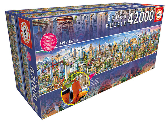 42,000 Piece Puzzle - Around the World