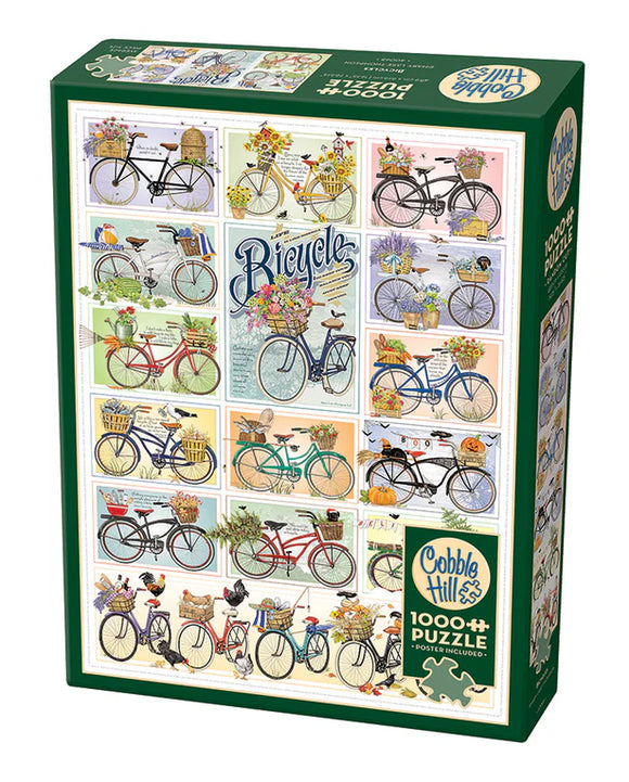 Bicycles - Cobble Hill Jigsaw Puzzle 1000pcs