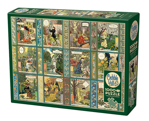 Jardiniere: A Gardener's Calendar - Cobble Hill Jigsaw Puzzle 1000pcs