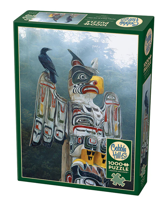 Totem Pole in the Mist - Cobble Hill Jigsaw Puzzle 1000pcs