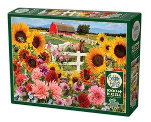 Sunflower Farm - Cobble Hill Jigsaw Puzzle 1000pcs