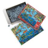 DoodleTown: Gone Fishing - Cobble Hill Jigsaw Puzzle 1000pcs