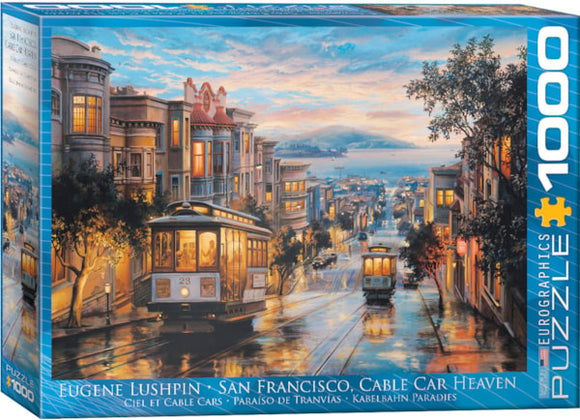 EuroGraphics - San Francisco Cable Car Heaven Jigsaw Puzzle 1000pcs