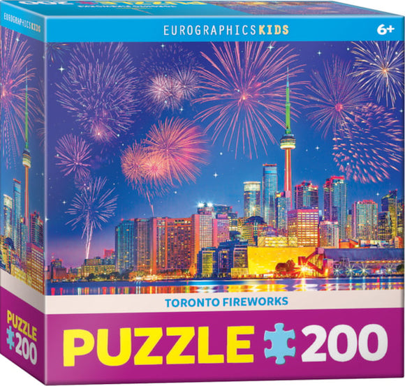 Eurographics - Toronto Fireworks - 100 piece Jigsaw Puzzle