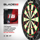 Winmau Blade 6 Triple Core Dartboard-Official Board of The PDC