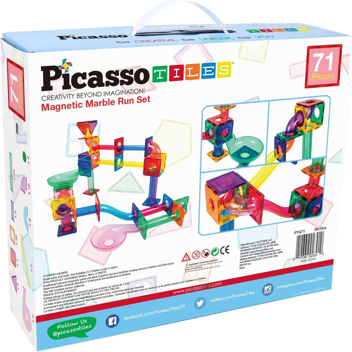 Picasso Tiles: 71 Pieces – Toronto Darts & Games