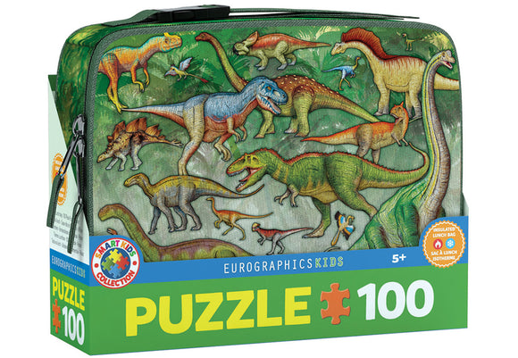 Eurographics -  Dinosaurs Lunch Bag - 100 piece Jigsaw Puzzle