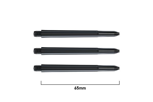 Ton Junkie 1.75 Inch Black Nylon Dart Shafts – 2 Sets Per Order