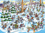 Cobble Hill - DoodleTown: Hockey Town - 1,000 piece Jigsaw Puzzle
