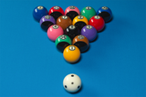 ARAMITH Tournament BLACK pool ball set with Duramith™ Technology