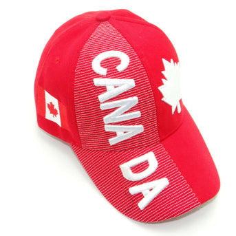Canada 3D Hat - Red