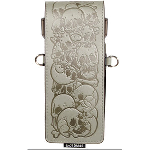 Shot Inked Dart Wallet - Skulls-Grey