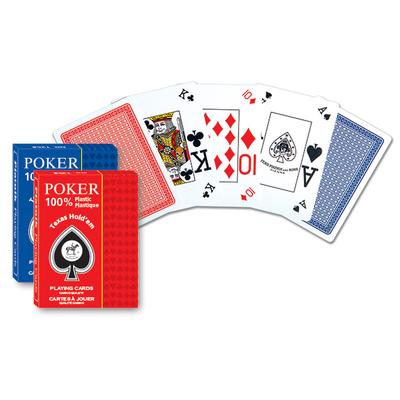 100% Plastic Poker Cards