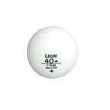Lion Table Tennis Balls 40mm 1 Star White