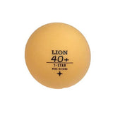 Lion Table Tennis Balls 40mm 1 Star Orange