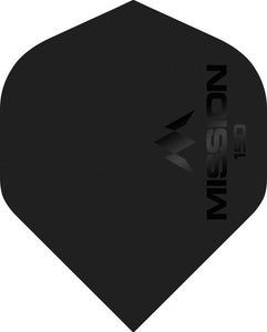 Mission 150 Micron Dart Flights Black