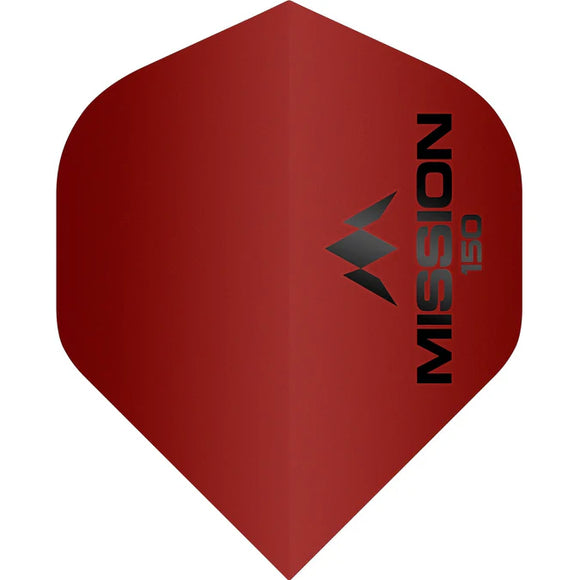 Mission 150 Micron Dart Flights Red