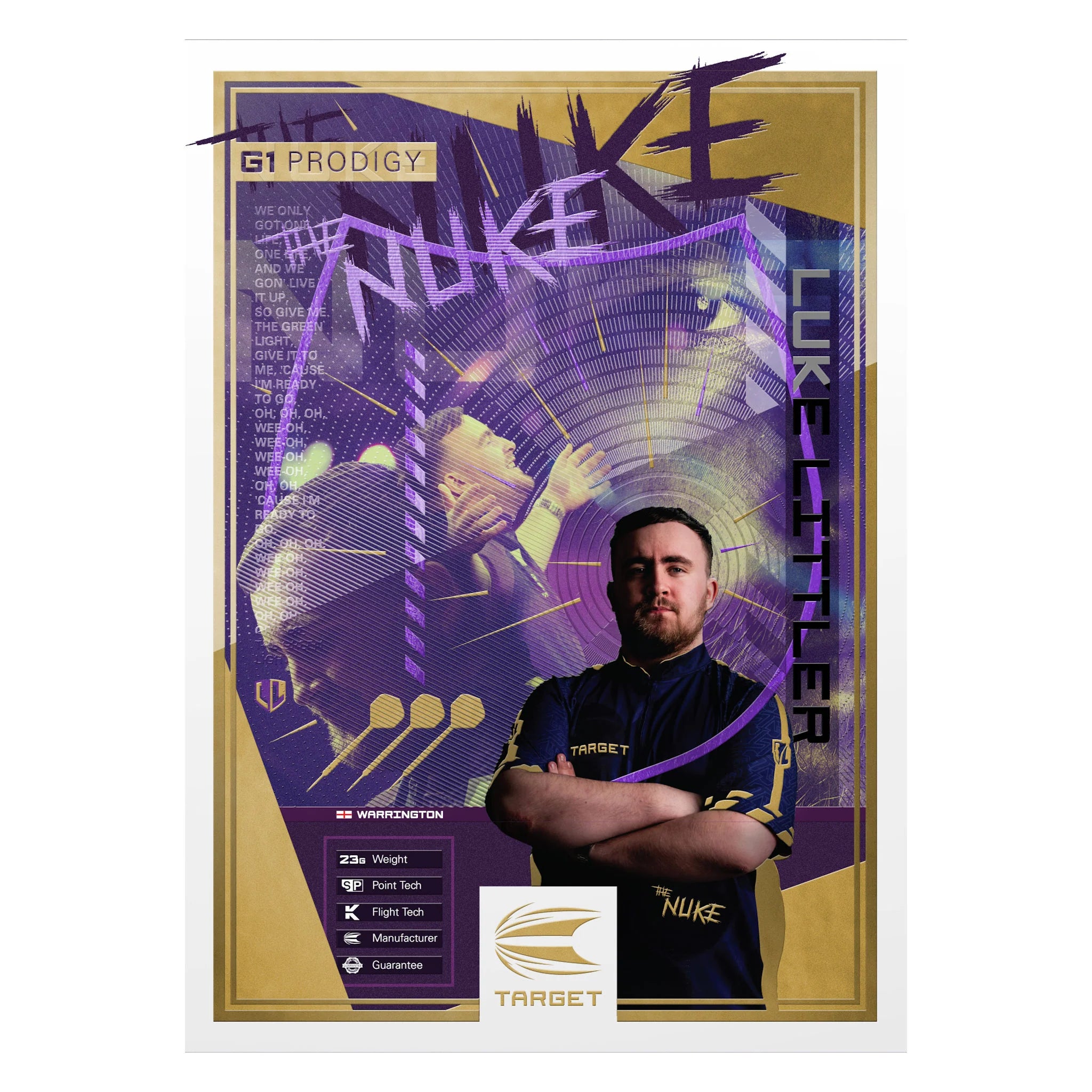 Luke Littler G1 Prodigy SP 23g – Toronto Darts & Games