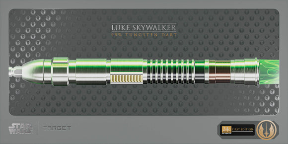 Luke Skywalker 'The Jedi Knight' Light Saber Limited Edition 95% 24G SP Darts