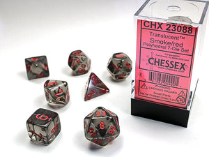 Related Products TRANSLUCENT 7-DIE SET SMOKE W/RED