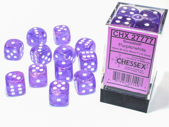 BOREALIS 12D6 PURPLE/WHITE 16MM LUMINARY