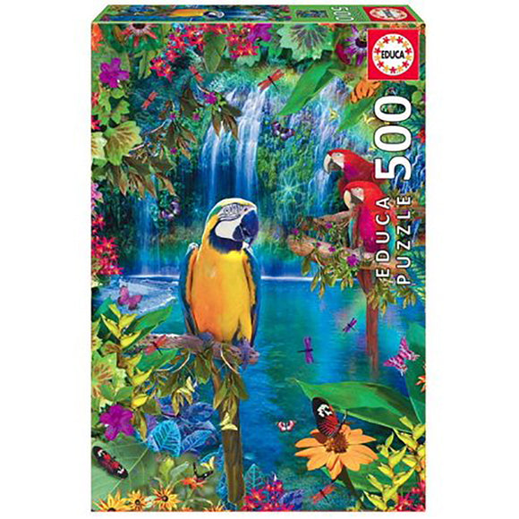 500 pieces puzzle - Bird Tropical Land