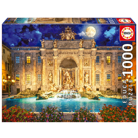 Educa Jigsaw Puzzle 1000pcs - Fontana di Trevi, Rome