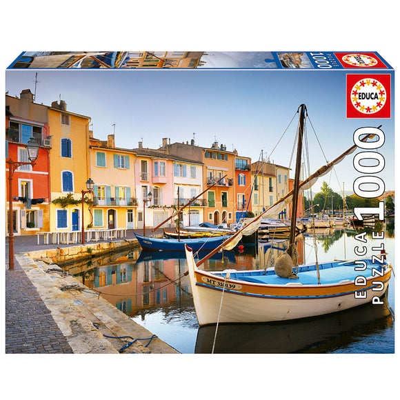 Educa Jigsaw Puzzle 1000pcs - Harbour in Martigues, Provence