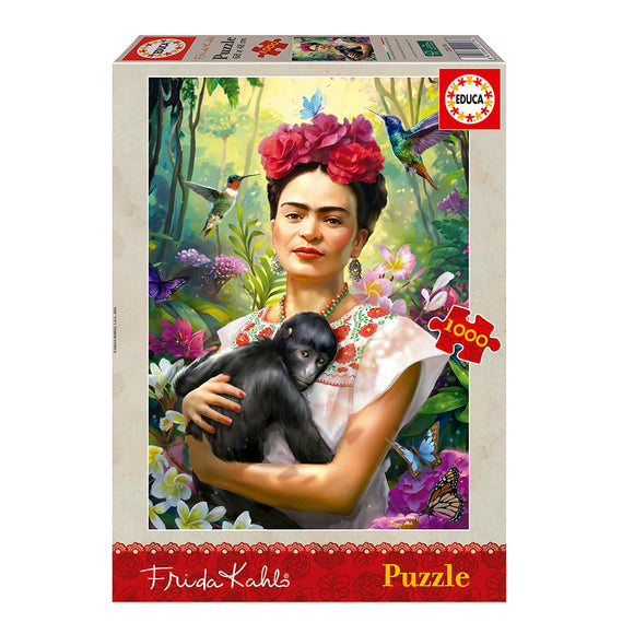 Educa Jigsaw Puzzle 1000pcs -  El Jardin de la Vida, Frida Kahlo