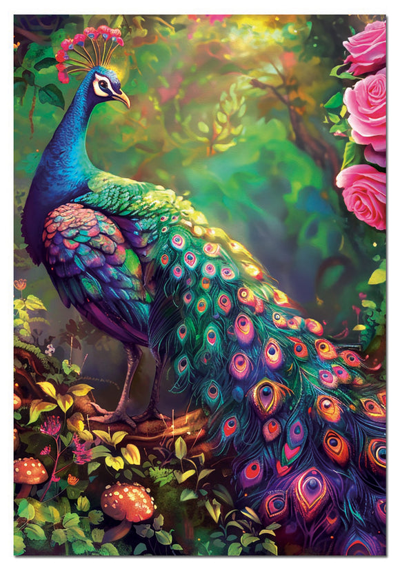 Educa Jigsaw Puzzle 1000pcs -  Peacock Garden