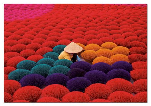 Educa Jigsaw Puzzle 1000pcs - Incense Village Vietnam