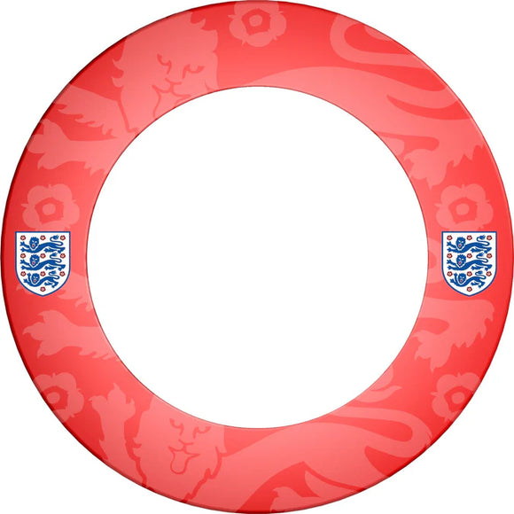 England Football Dartboard Surround - Official Licensed - Red Lions