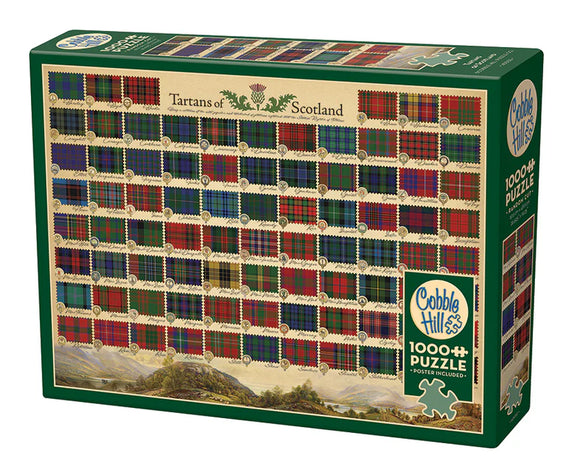 Tartans of Scotland - Cobble Hill Jigsaw Puzzle 1000pcs