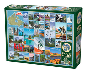 National Parks and Reserves of Canada  - Cobble Hill Jigsaw Puzzle 1000pcs