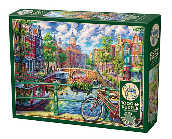 Amsterdam Canal - Cobble Hill Jigsaw Puzzle 1000pcs