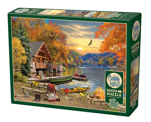 Cobble Hill Jigsaw Puzzle Lakeside Retreat 1000pcs