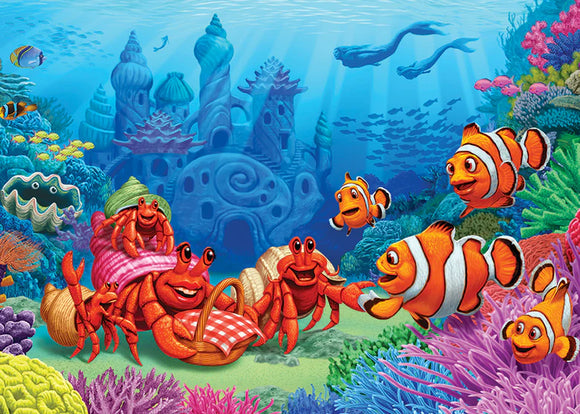 Clownfish Gathering (tray) | 35 Piece Jigsaw Tray