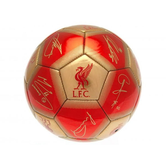 LIVERPOOL – RED & GOLD SIGNATURE SOCCER BALL