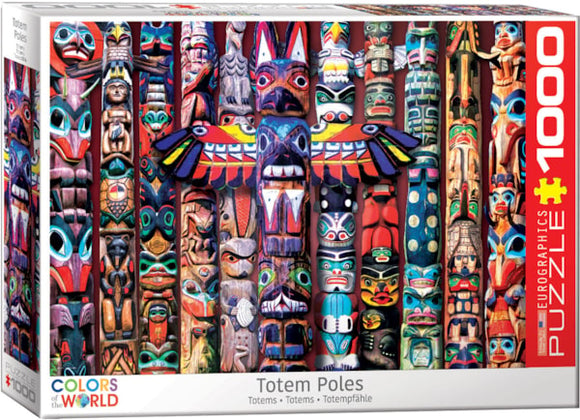 EuroGraphics - Canadian Totem Poles - 1000 piece Jigsaw Puzzle