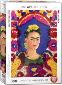 EuroGraphics - Frida Kahlo - Self Portrait - The Frame - 1000 piece Jigsaw Puzzle