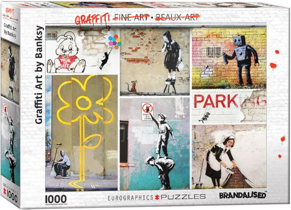 EuroGraphics - Street Art by Banksy - 1000 piece Jigsaw Puzzle