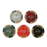 Monte Carlo 500 Piece 13.5 Gram Casino Poker Chip Set