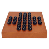Marble Solitaire Wooden Travel Game - 5 inches