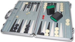 Backgammon in Aluminum Case