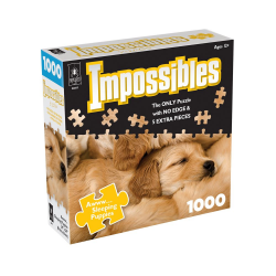 Impossibles Jigsaw Puzzle - Awww Sleeping Puppies 1000pcs