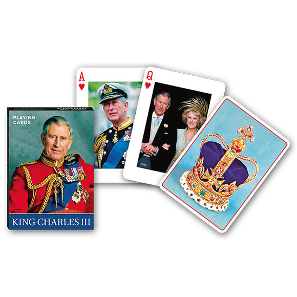 Piatnik King Charles III Playing Cards