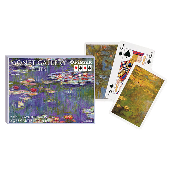 Piatnik - Monet Lilies 2 Pack of Playing Cards
