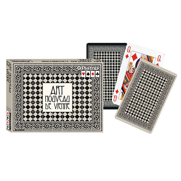 Piatnik - Art Nouveau 2 Pack of Playing Cards