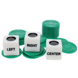 Left Right Center Dice Game in a Wooden Box